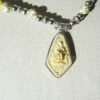 Handmade Pendant With Silver Frame and Camel-Bone Beads - Image 4