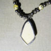 Handmade Pendant With Silver Frame and Camel-Bone Beads - Image 2
