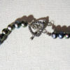 Black Pearls (from Japan) With Handcrafted Antimony Metal Work, Necklace - Image 3