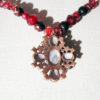 Handcrafted Copper With Inlaid German Chrystal Necklace - Image 5
