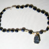 Rough Quartz With Gold Plated Enclosure Necklace