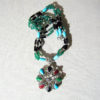 Silver Necklace With Turquoise, Onyx and Jade - Image 6