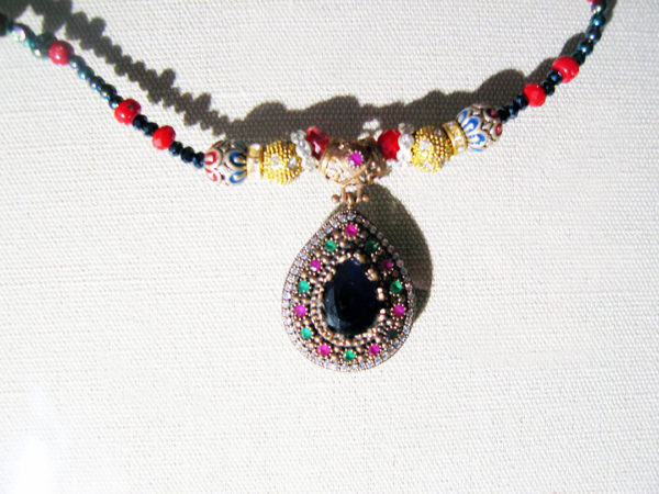 Copper, Silver, Semi-precious Stones, Necklace - Image 3